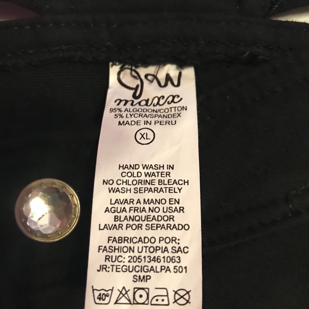 J W MAXX New Black Lycra Pants - Picture 7 of 8